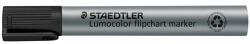 STAEDTLER Flipchart marker, 2 mm, kúpos, STAEDTLER Lumocolor 356 , fekete (356-9)