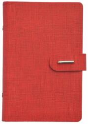 SATURNUS Kalendárium, gyűrűs, betétlapokkal, M , műbőr, SATURNUS, 432 , piros (26SM432-002) - papir25