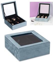 GordonToys Velúr borítású ékszer- és óratartó szkatułka (ORGANIZER 18 X 7 WELUR)