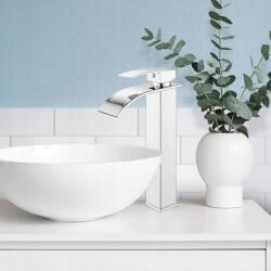  Mosdó Csaptelep Magas Álló Pultra Szerelhető Fürdőszoba Króm Csaptelep (CW-458929)