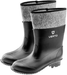 VERTO Gumicsizma, filc belsővel, PVC, méret: 46 (15G907)