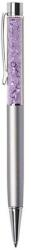Art Crystella Golyóstoll, ezüst, felül orgonalila SWAROVSKI® kristállyal töltve, 14 cm, ART CRYSTELLA® (1805XGT238) - papir25