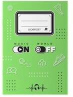 ICO Füzet, tűzött, A5, lecke, 34 lap, ICO Music on-off (7500085022)