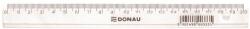 DONAU Vonalzó, műanyag, 20 cm, DONAU (7052001PL-00)
