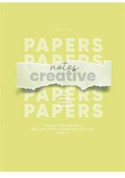 Shkolyaryk Publishing House Füzet, tűzött, A4, vonalas, 80 lap, SHKOLYARYK Notes Creative , vegyes (A4-080-5244L)