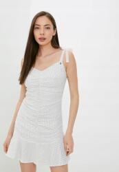 GUESS Fehér Mini Ruha Mintás A-vonalú pántos koktél ruha méret M (534114)