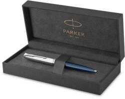 Parker Golyóstoll, 0, 7 mm rotációs, ezüst színű klip, kék tolltest, PARKER Royal 51 Core , fekete (2123503) - papir25
