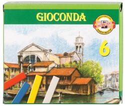 KOH-I-NOOR Pasztellkréta, kemény, KOH-I-NOOR Gioconda 8111/6 , 6 különböző szín (8111006002SV)