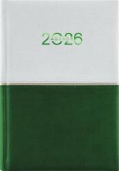 Dayliner Naptár, tervező, A5, napi, DAYLINER Contrast , fehér-zöld (DL6AG-CRFA5NA-FZ) - papir25