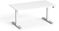 MAYAH Állítható magasságú íróasztal, 140x80 cm, MAYAH Freedom SV-302 , fehér (SV-302F) - papir25