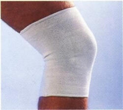 SCUDOTEX s-517/1 térdvédő sport körkötött fehér S: 30-34 cm (1672)