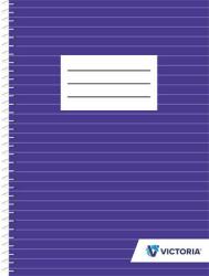 Victoria Spirálfüzet, A5, vonalas, 70 lap, VICTORIA PAPER (ISVFSA5V/7021000CWG)