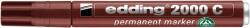 edding Alkoholos marker, 1, 5-3 mm, kúpos, EDDING 2000 , barna (4-2000C007)