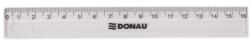 DONAU Vonalzó, műanyag, 16 cm, DONAU (7051001PL-00)