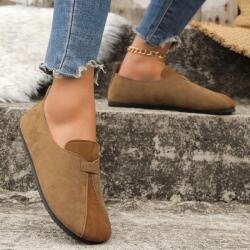 Shein Bézs Bebújós Félcipő (36, 5) (611166)