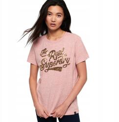 Superdry Rózsaszín Flitteres Póló (40) (579347)