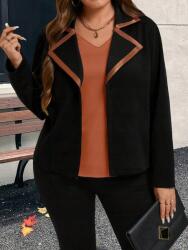 Shein Fekete Gombos Blézer (4XL) (587286)