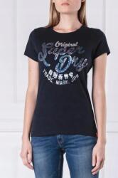 Superdry Sötétkék Flitteres Póló (38) (551810)
