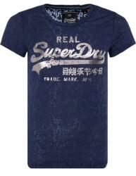 Superdry Sötétkék Logós Póló (40) (551836)