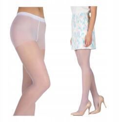 Marilyn Női harisnyanadrág 15 den klasszikus vékony sima Marilyn 4-L Bianco (kryjące rajstopy bez połysku gładkie)