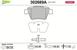 VALEO Set placute frana VALEO 302689A (302689A)
