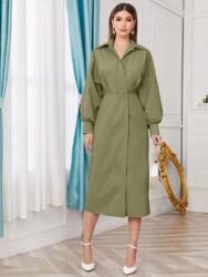 Shein Olíva Színű Ruha (L) (582215)
