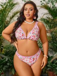 Shein LC35308 Shein Kétrészes Fürdőruha Virágmintás (3) 46