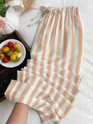 Shein Kétszínű Csíkos Nadrág (M) (612059)