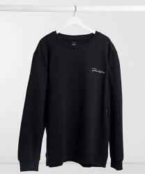  Riv Isl Fekete Hímzett Pulóver (XL) (544518)