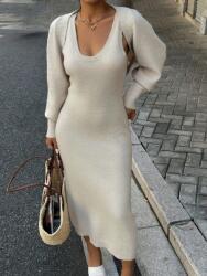 Shein Bézs Szett Ruha Boleró (M) (611150)