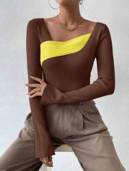 Shein Barna Bordázott Felső (s) (582873)