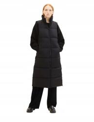 Tom Tailor Fekete Pihe-puha Cipzáras Mellény (s) (572531)