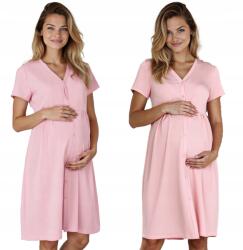 Formommy Kismama Szoptatós Hálóing, Cipzáras, Xxl-es Méret (MILI RÓŻOWA XXL)