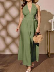 Shein Khaki Open Back Overál (4XL) (611725)