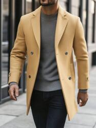  Manfinity Bézs Kétsoros Kabát (L) (612024)