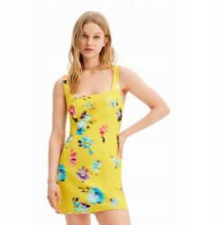 Desigual Sárga Ruha Mini Virágok (L) (23SWVW51_8000)