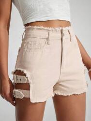 Shein Bézs Farmer Rövidnadrág (xs) (610244)