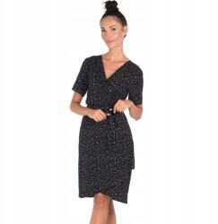 ICHI Fekete Ruha Megkötős Mintával (M) (585419)