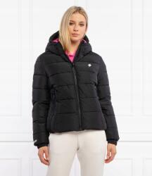 Superdry Fekete Pihe-puha Hímzett Kabát (38) (458826)