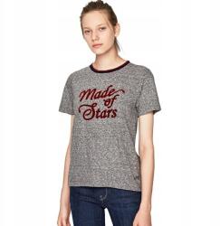 Pepe Jeans Szürke Melange Nyomott Mintás Póló (M) (551730)