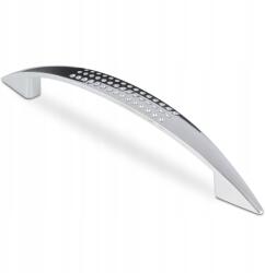 Mavö Bútorfogantyú klasszikus ezüst fényes 12 x 1, 5 x 2, 8 cm (USTI, uchwyt meblowy, ZnAl)