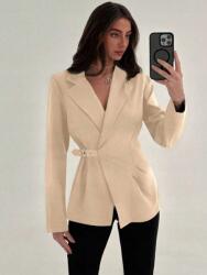 Shein Bézs Blézer Csat (s) (610675)