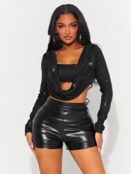 Shein Fekete Fényes Felső (s) (612078)