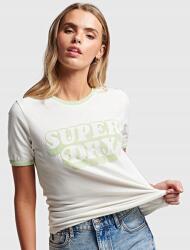 Superdry Fehér Rövid Ujjú Logós Póló (40) (574052)