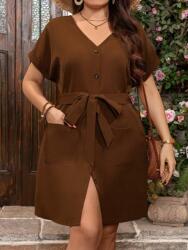 Shein Barna Ruha Gombos Öv (4XL) (611025)