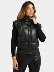 Guess Fekete Bőrutánzat Mellény (M) (W2YN12WE480)