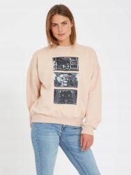 Volcom Világos Rózsaszín Nyomott Mintás Pulóver (M) (550904)