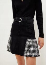 Liu Jo Fekete Farmer Mini Öves Szoknya, Size 28 (556529)