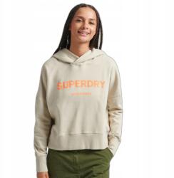 Superdry Bézs Nyomott Mintás Kapucnis Pulóver (38) (585628)
