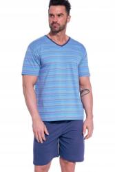 Cornette Férfi pizsama Various 330/42 Kék M